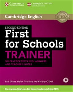 Bild von First for Schools Trainer Six Practice Tests with answers