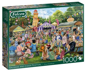 Bild von Puzzle 1000 Falcon Festiwal Kiełbasy i Cydru G3