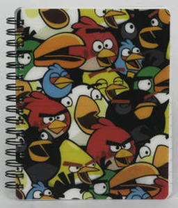 Obrazek Notes na spirali A6 Angry Birds Crazy Pattern