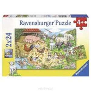 Obrazek Puzzle Zwierzęta na farmie 2x24