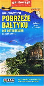 Obrazek Mapa turystyczna - Pobrzeże Bałtyku 1:45 000