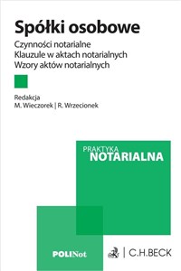 Bild von Spółki osobowe. Czynności notarialne. Klauzule...