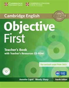 Obrazek Objective First Teacher's Book with Teacher's Recouces CD-ROM