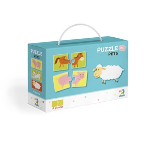 Bild von Puzzle 12 Duo Połówki Zwierzęta DOP300115