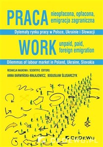 Bild von Praca nieopłacona, opłacona, emigracja zagraniczna Dylematy rynku pracy w Polsce, Ukrainie i Słowacji