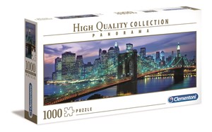 Bild von Puzzle 1000 Panorama High Quality Collection New York Brooklyn