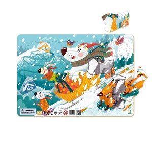 Obrazek Puzzle 21 ramkowe Noworoczna przygoda DOP300354