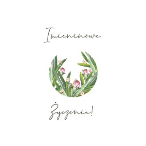 Bild von Karnet Swarovski kwadrat CL4014_PO Imieninowe Życzenia