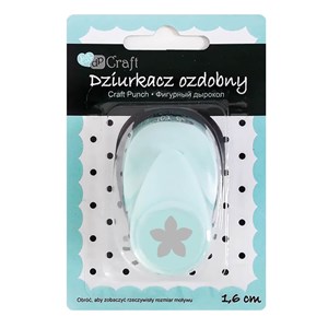 Obrazek Dziurkacz ozdobny 1,6cm Płatek 1 szt. mix