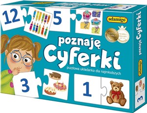 Obrazek Poznaję cyferki Gra puzzlowa