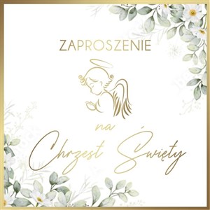 Bild von Zaproszenia Chrzest (10szt)