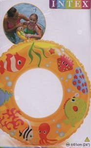 Obrazek Kółko do pływania 61 cm mix kolorów