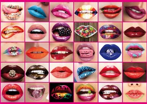 Obrazek Puzzle 1000 Usta