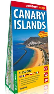 Obrazek Canary Islands laminowana mapa turystyczna 1:150 000