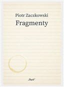 Polnische buch : Fragmenty - Piotr Zaczkowski