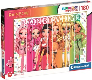 Bild von Puzzle 180 super kolor Rainbow High 29775