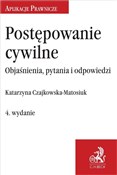 Postępowan... - Katarzyna Czajkowska-Matosiuk -  polnische Bücher