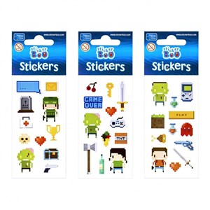 Bild von Naklejki Sticker BOO Pixel mix