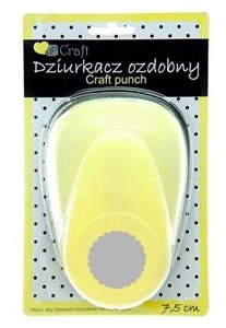 Obrazek Dziurkacz ozdobny 7,5cm kółko z falbanką