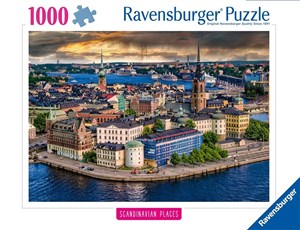 Obrazek Puzzle 1000 Skandynawskie miasto widok