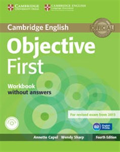 Bild von Objective First Workbook without Answers with Audio CD