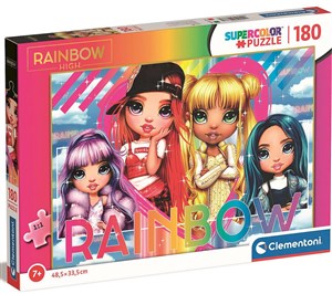 Bild von Puzzle 180 super kolor Rainbow High 29776