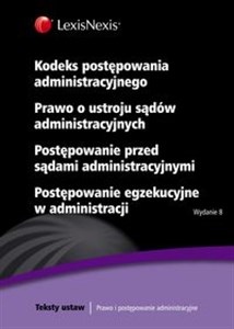 Bild von Kodeks postępowania administracyjnego Prawo o ustroju sądów administracyjnych Postępowanie przed sądami administracyjnymi Postępowanie egzekucyjne w administracji