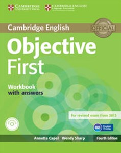 Obrazek Objective First Workbook with Answers + CD