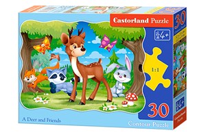 Obrazek Puzzle A Deer and Friends 30