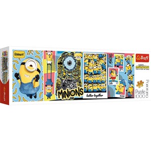 Obrazek Puzzle 1000 Panorama Minionki