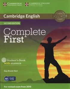 Obrazek Complete First Student's Book with answers + CD
