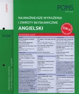 Bild von Błyskawicznie zwroty i wyrażenia angielskie