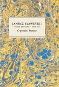 Książka : O prozie i... - Janusz Sławiński