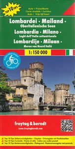 Obrazek Lombardia Mediolan mapa samochodowo - turystyczna 1:150 000