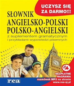 Obrazek Słownik angielsko-polski, polsko-angielski z suplementem gramatycznym