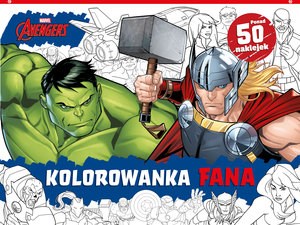 Obrazek Kolorowanka fana. Marvel Avengers