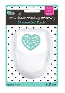 Obrazek Dziurkacz ozdobny ażurowy 3,7cm serce