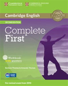 Obrazek Complete First Workbook with answers + CD