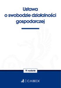 Obrazek Ustawa o swobodzie działalności gospodarczej