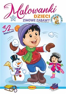 Bild von Dzieci - zimowe zabawy. Malowanki