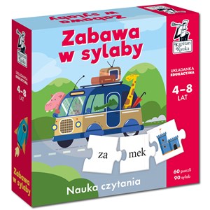 Bild von Zabawa w sylaby. Układanka edukacyjna (4-8 lat). Kapitan Nauka
