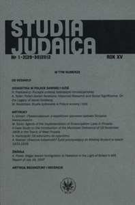 Bild von Studia Judaica 1-2/2012