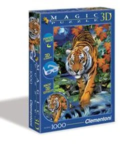 Obrazek Puzzle Magic 3D Tygrys 1000