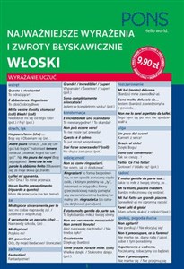 Bild von Najważniejsze wyrażenia i zwroty błyskawicznie Włoski