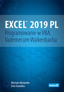 Obrazek Excel 2019 PL. Programowanie w VBA. Vademecum Walkenbacha