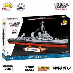 Obrazek COBI Klocki USS KIDD DD-661 COBI 4866