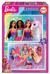 Bild von Puzzle 2x48 Barbie G3