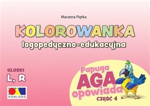 Obrazek Kolorowanka Papuga Aga opowiada cz.4 - L, R