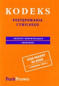 Obrazek Kodeks postępowania cywilnego Przepisy wprowadzające. Skorowidz.