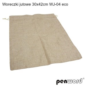 Obrazek Woreczek jutowy eco 30x42cm